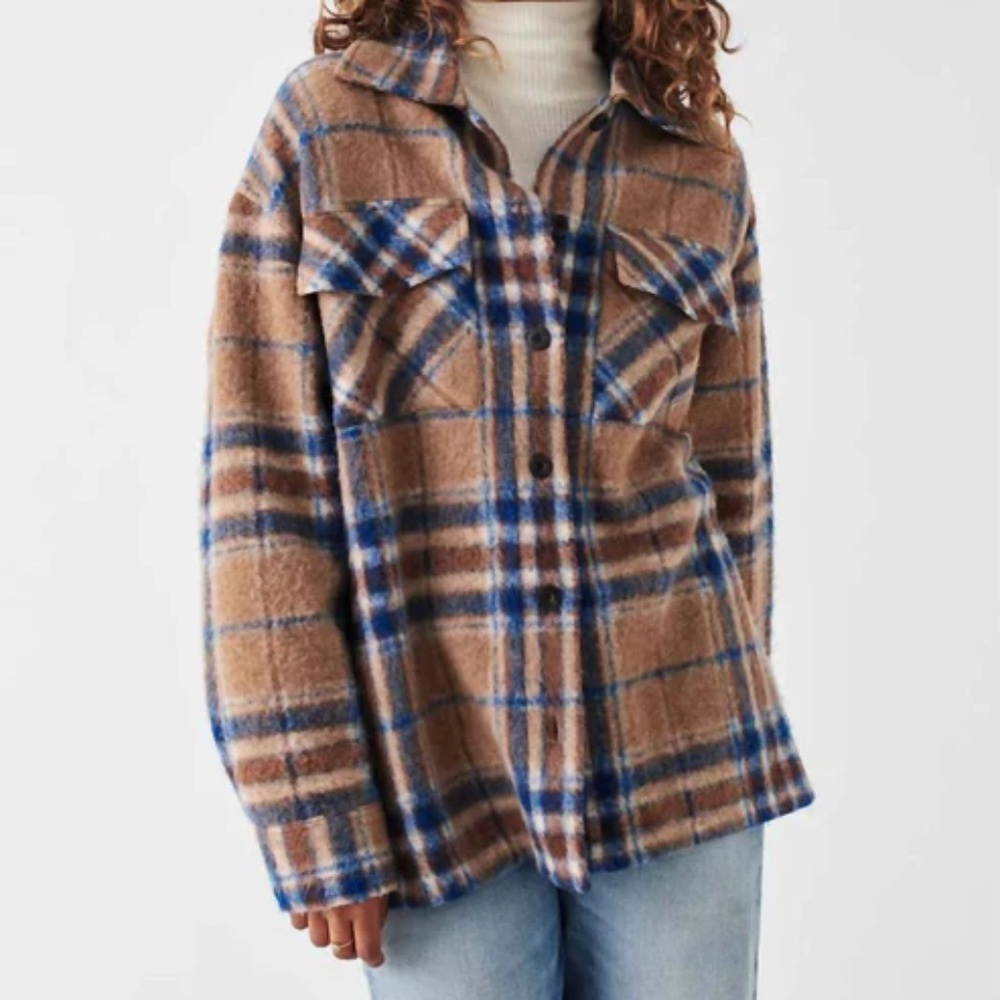 Faherty Plaid Shirt Jacket
